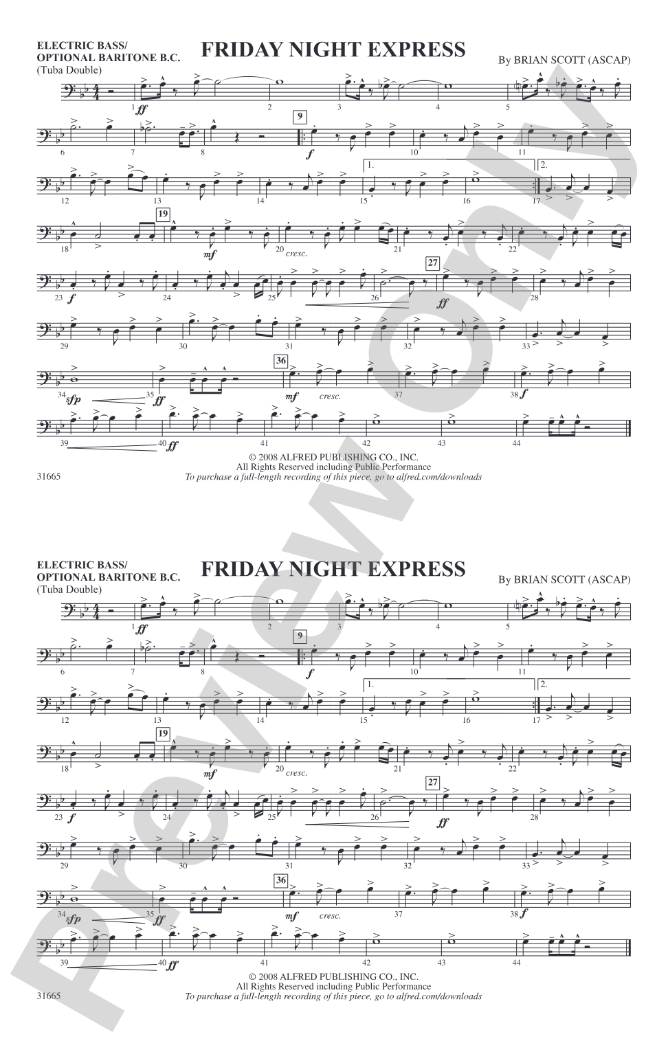 Friday Night Express: Electric Bass