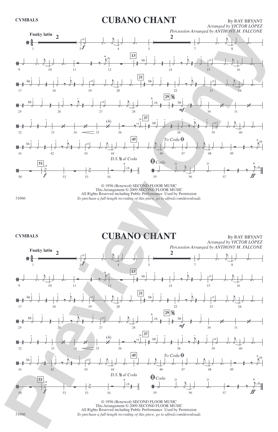 Cubano Chant: Cymbals
