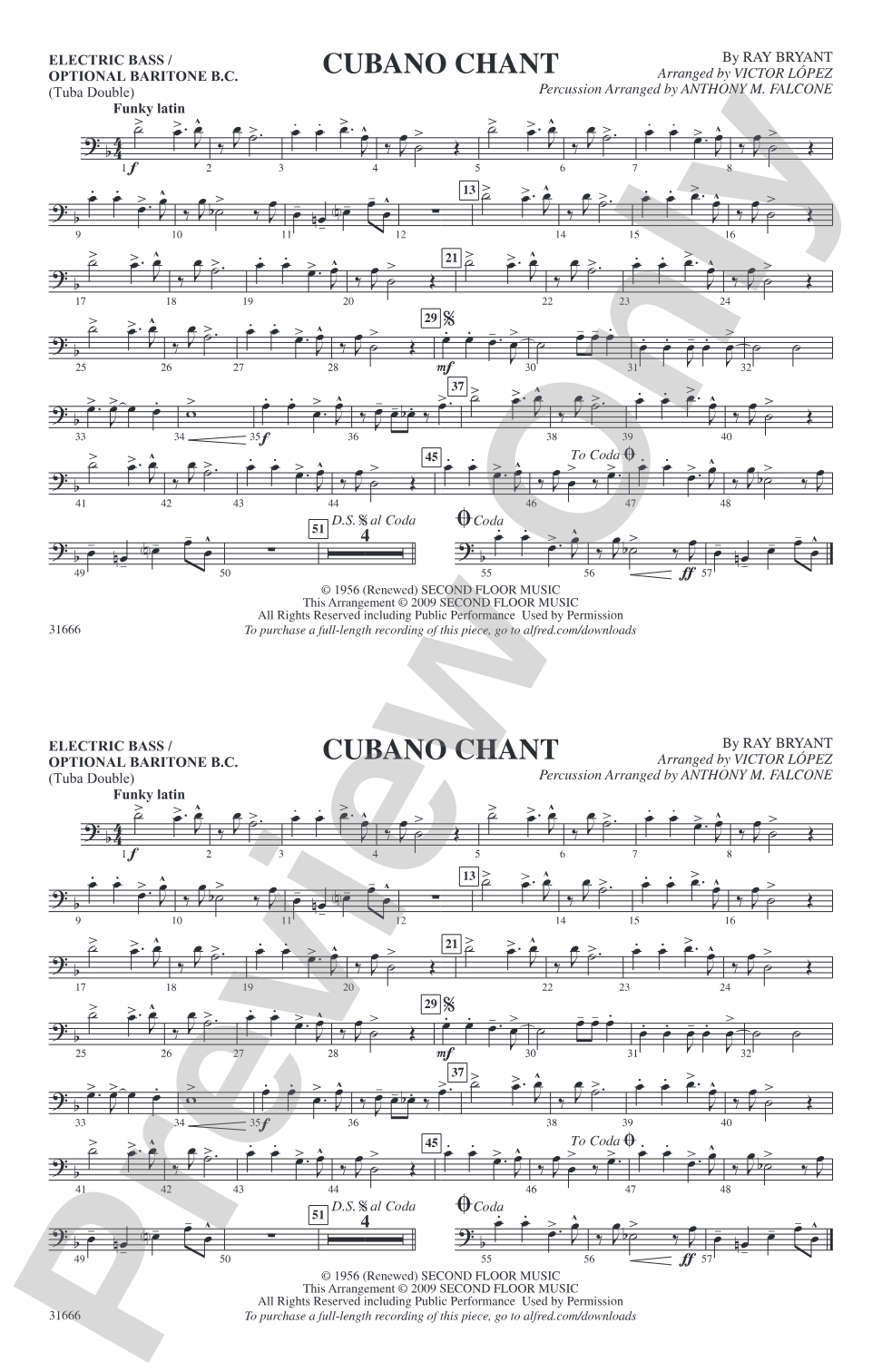 Cubano Chant: Electric Bass
