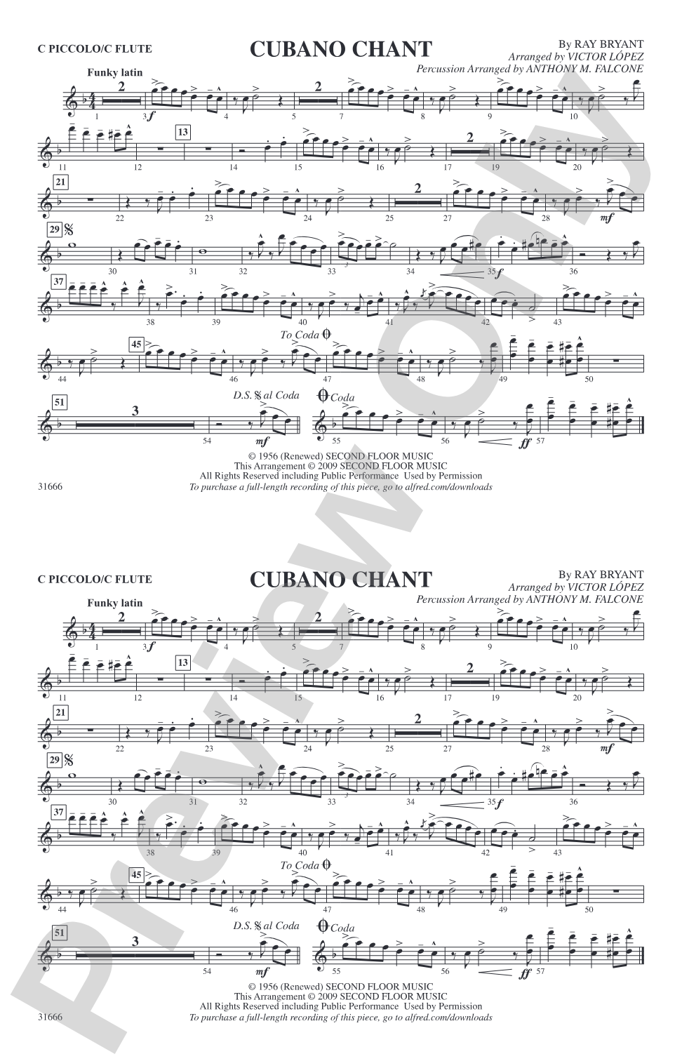 Cubano Chant: Flute