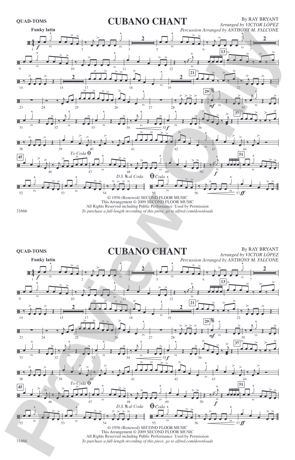 Cubano Chant: Quad-Toms