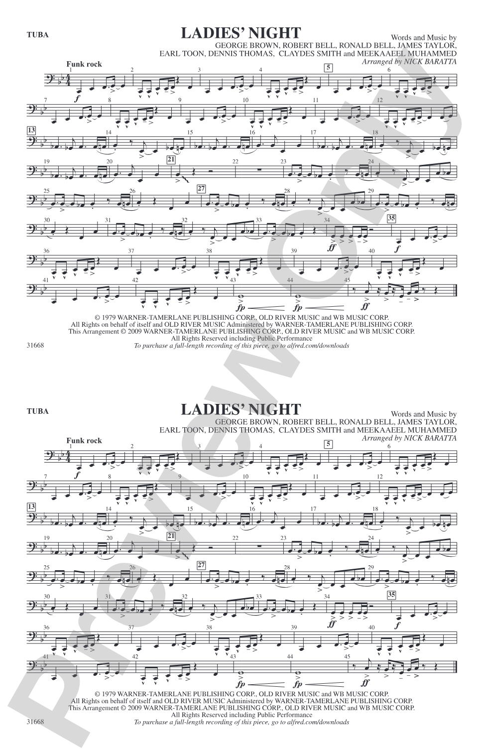Ladies' Night: Tuba