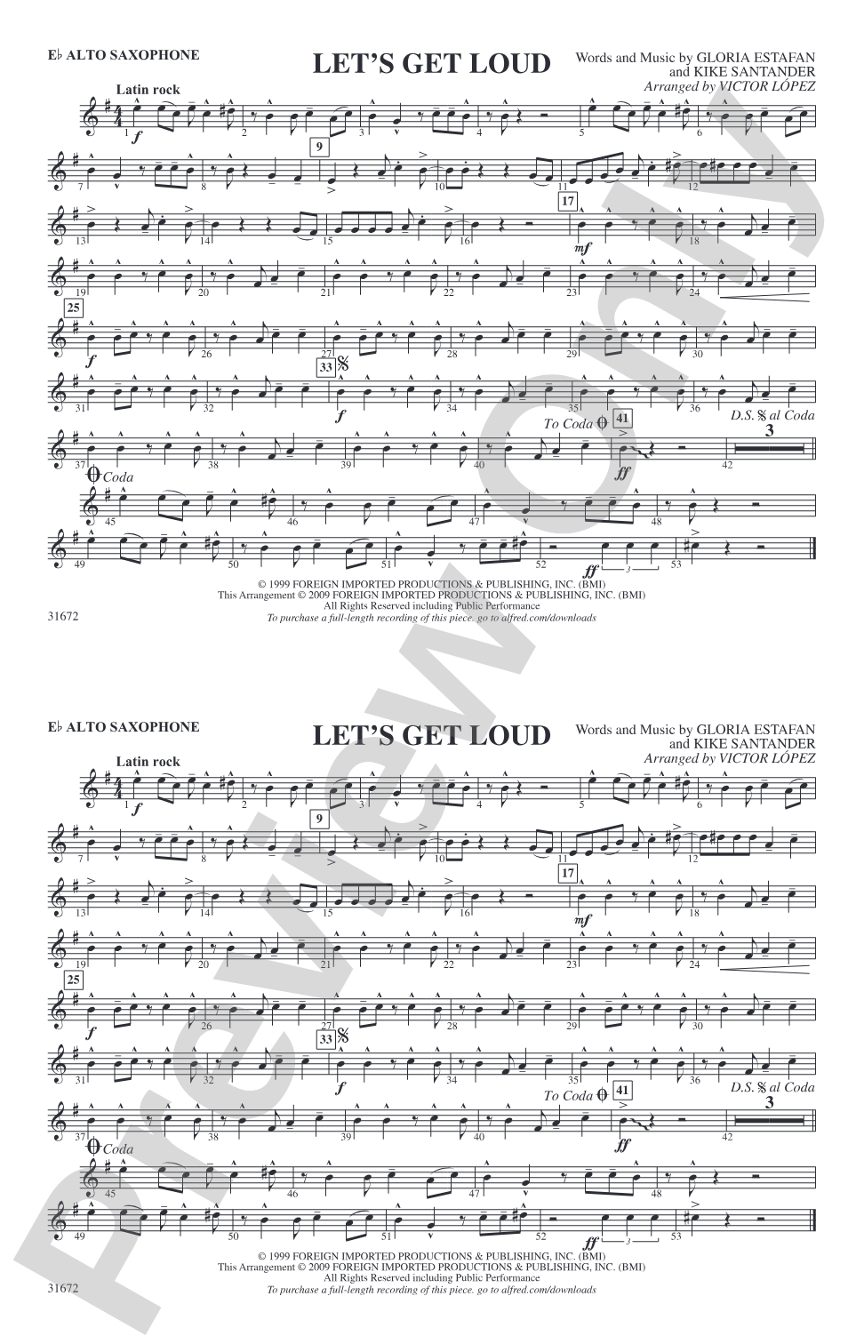 Let's Get Loud: E-flat Alto Saxophone