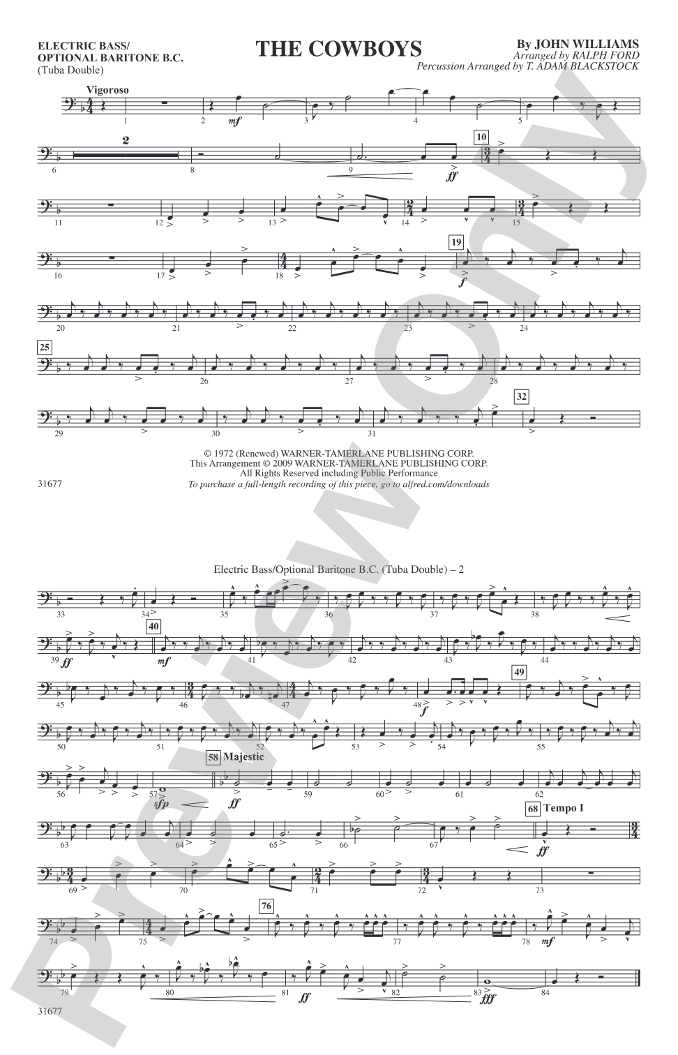 The Cowboys: Electric Bass