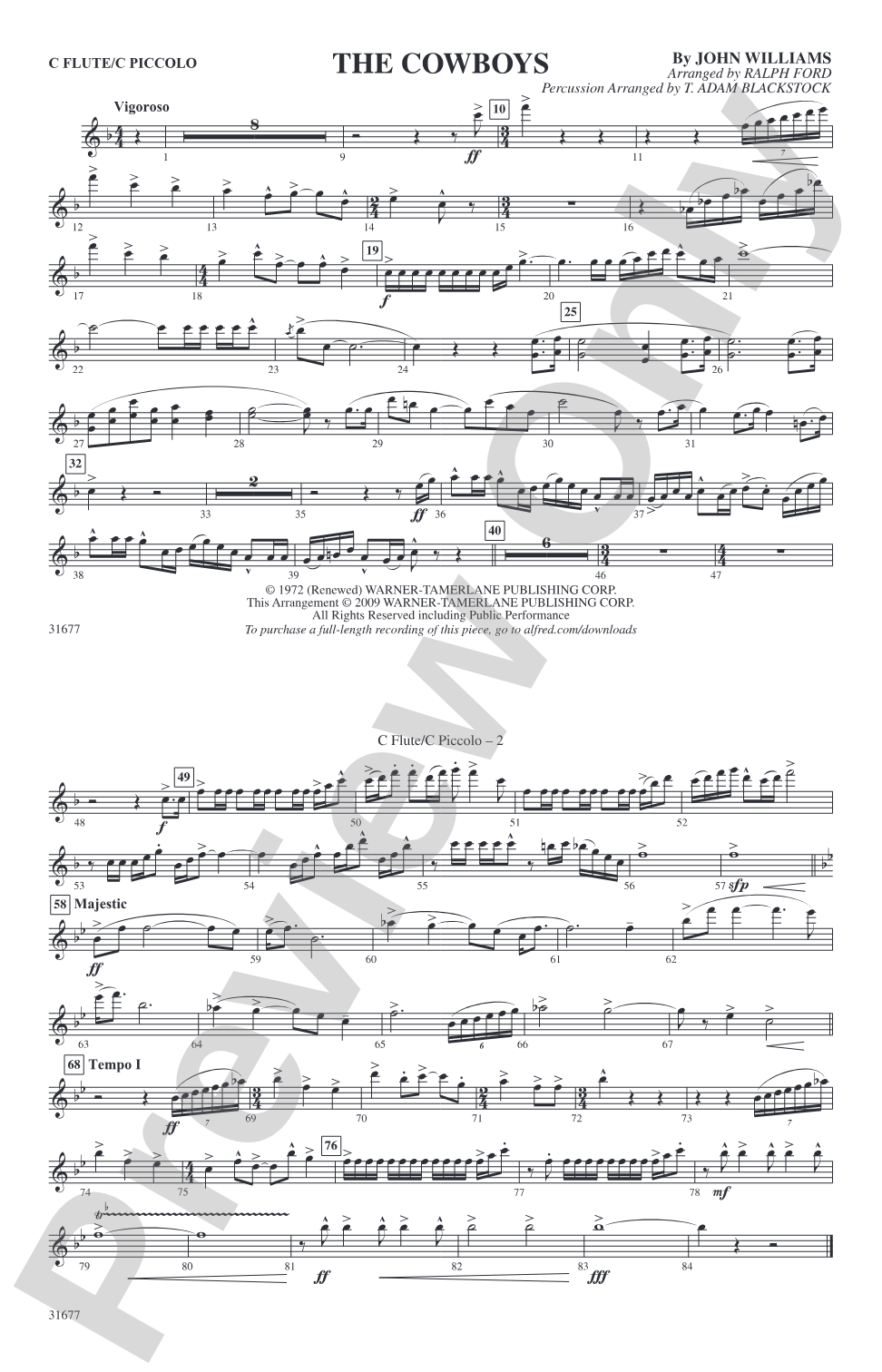 The Cowboys: Flute