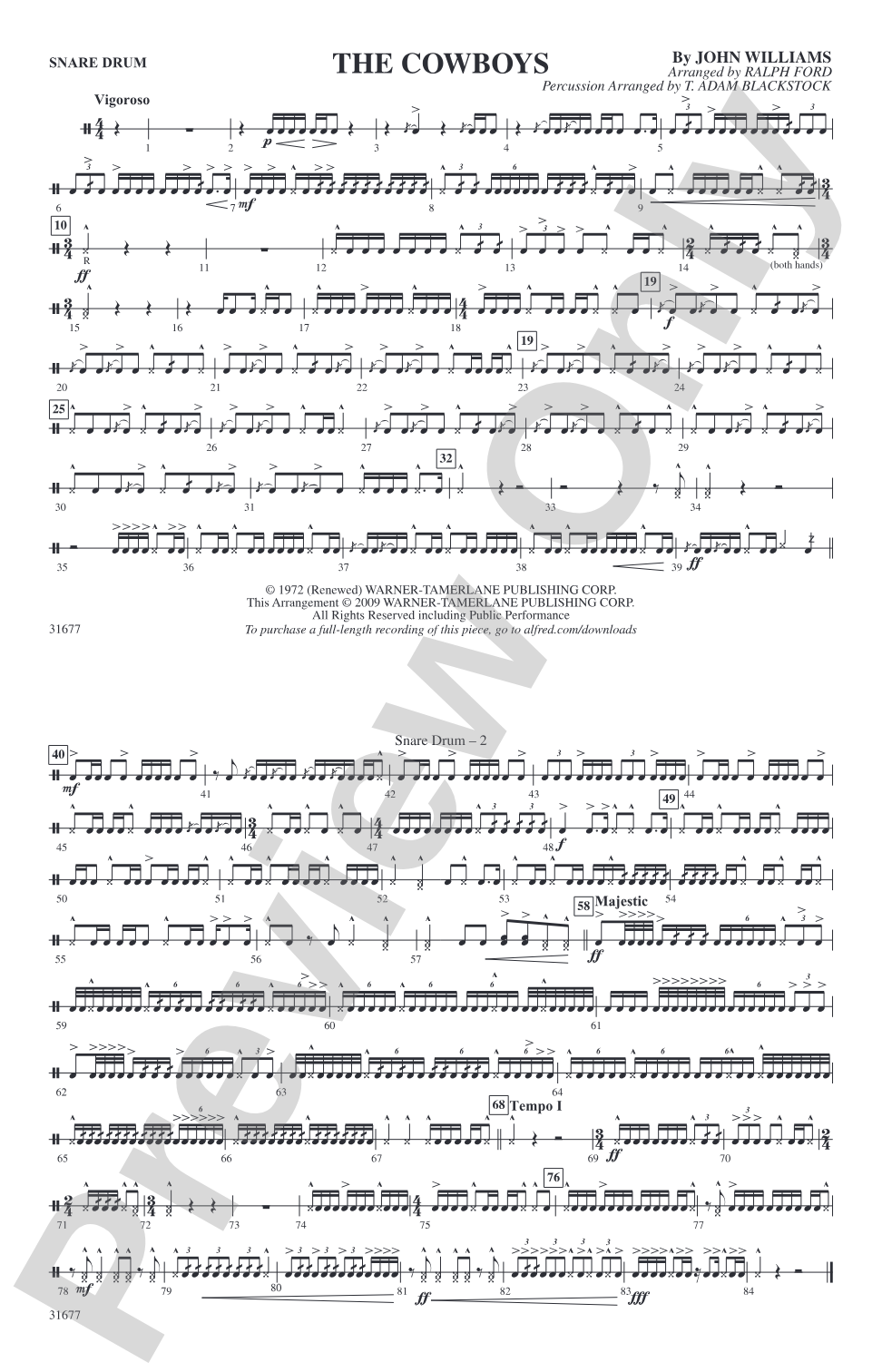 The Cowboys: Snare Drum