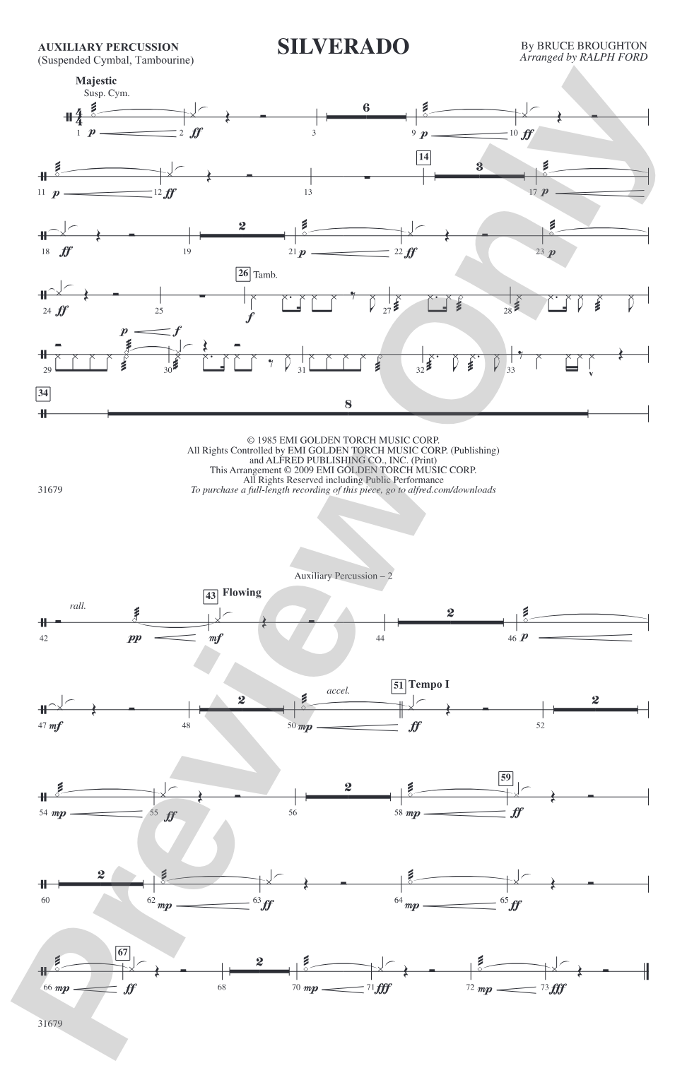 Silverado: Auxiliary Percussion