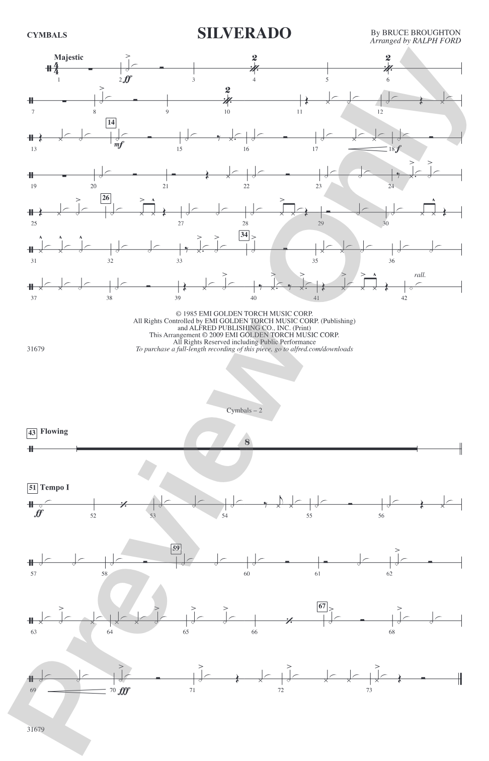 Silverado: Cymbals