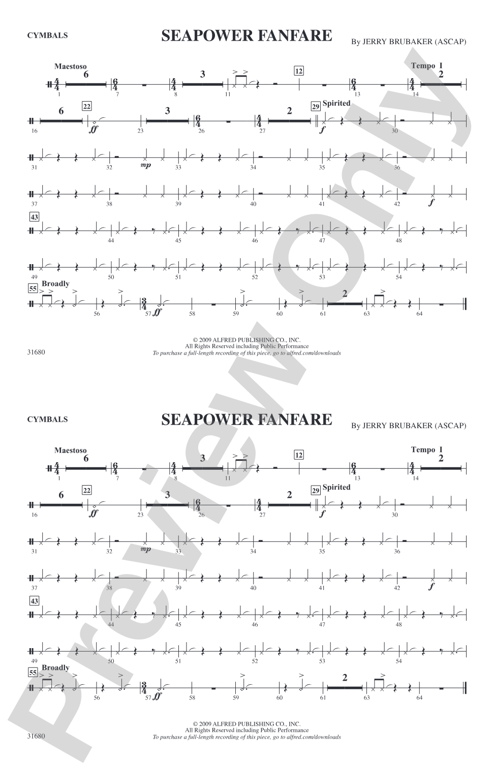 Seapower Fanfare: Cymbals