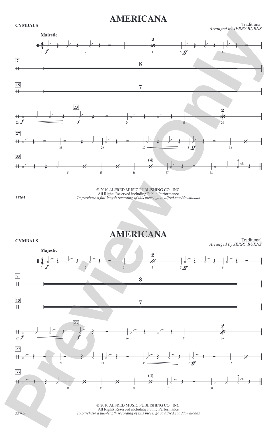 Americana: Cymbals