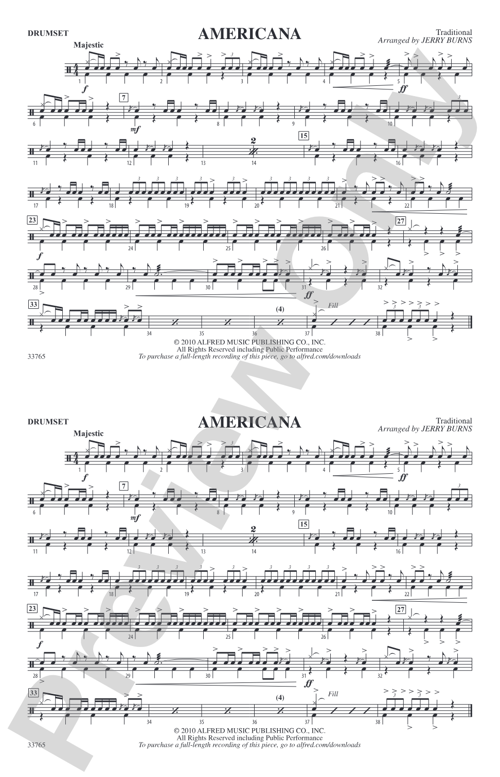 Americana: Drumset