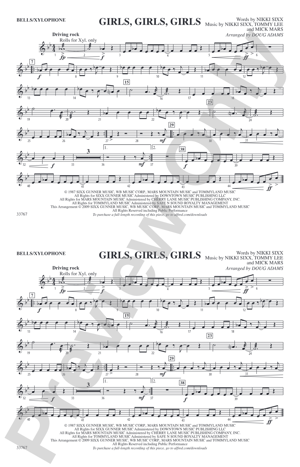 Girls, Girls, Girls: Mallets