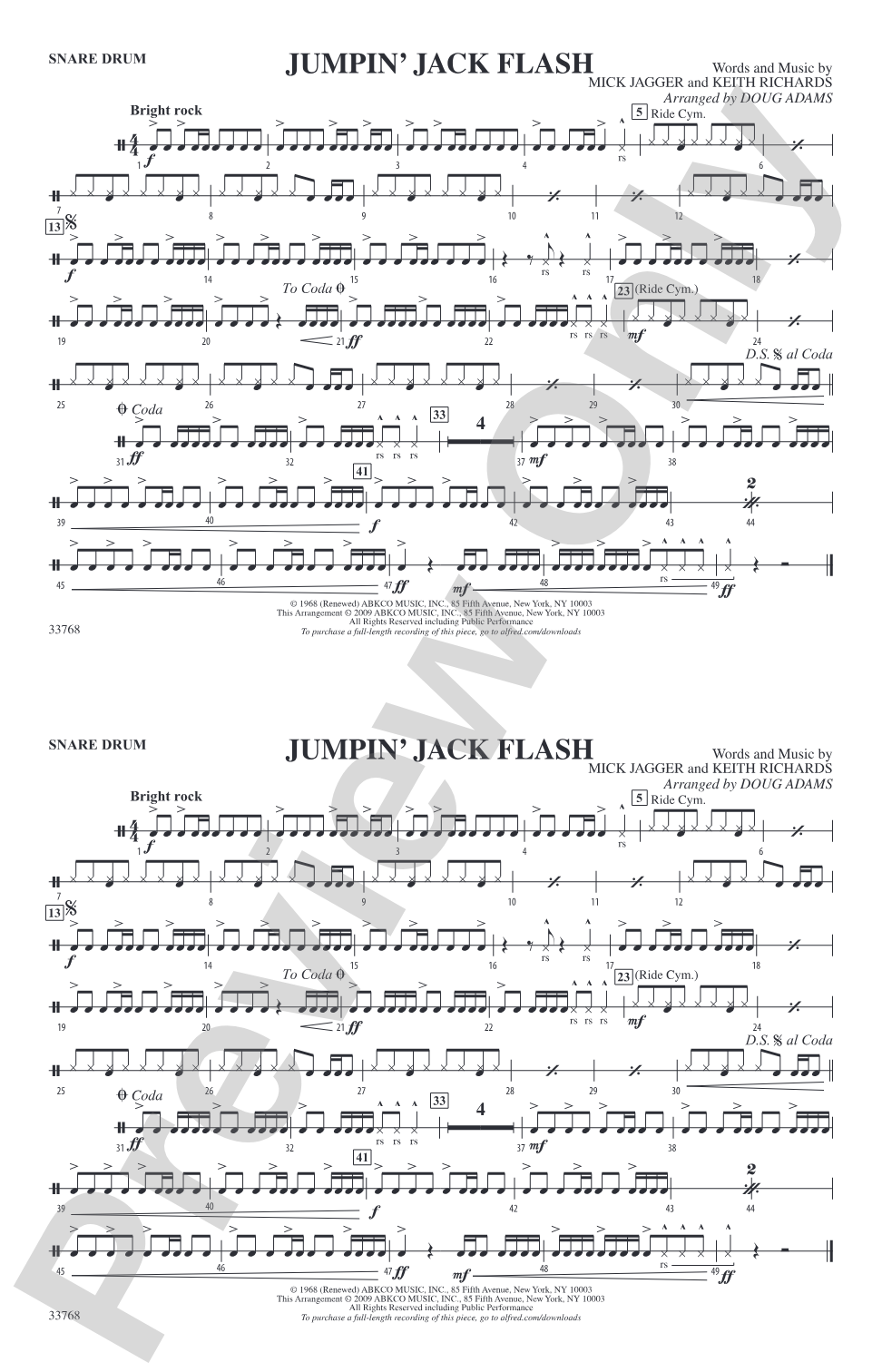 Jumpin' Jack Flash: Snare Drum