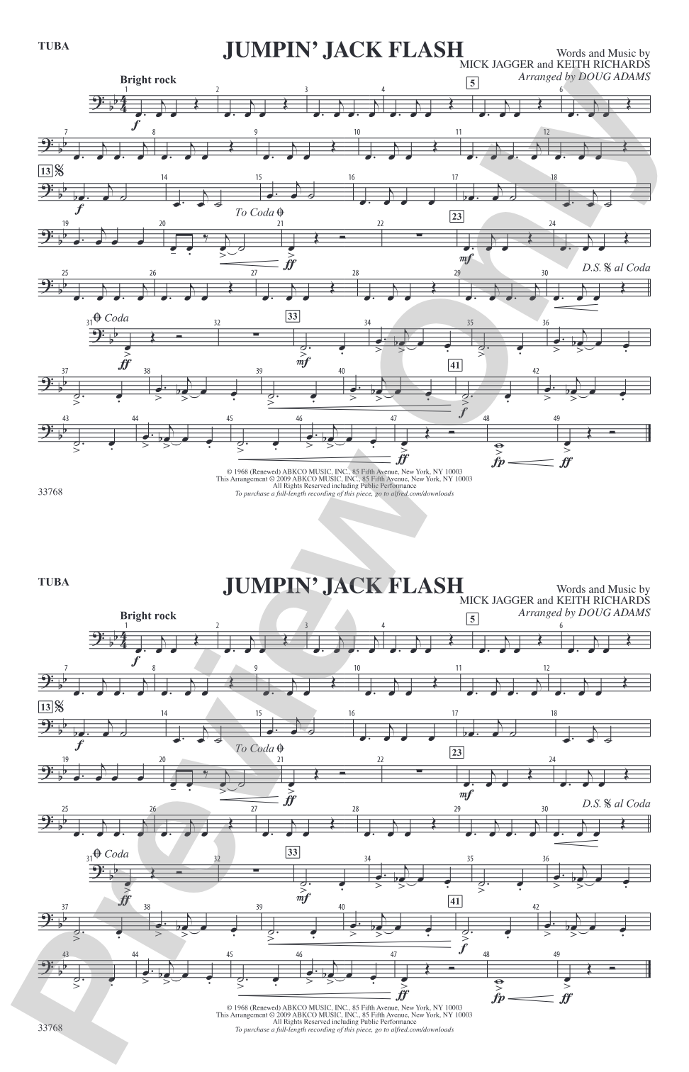 Jumpin' Jack Flash: Tuba