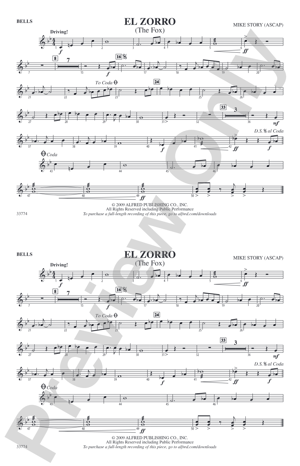 El Zorro: Bells