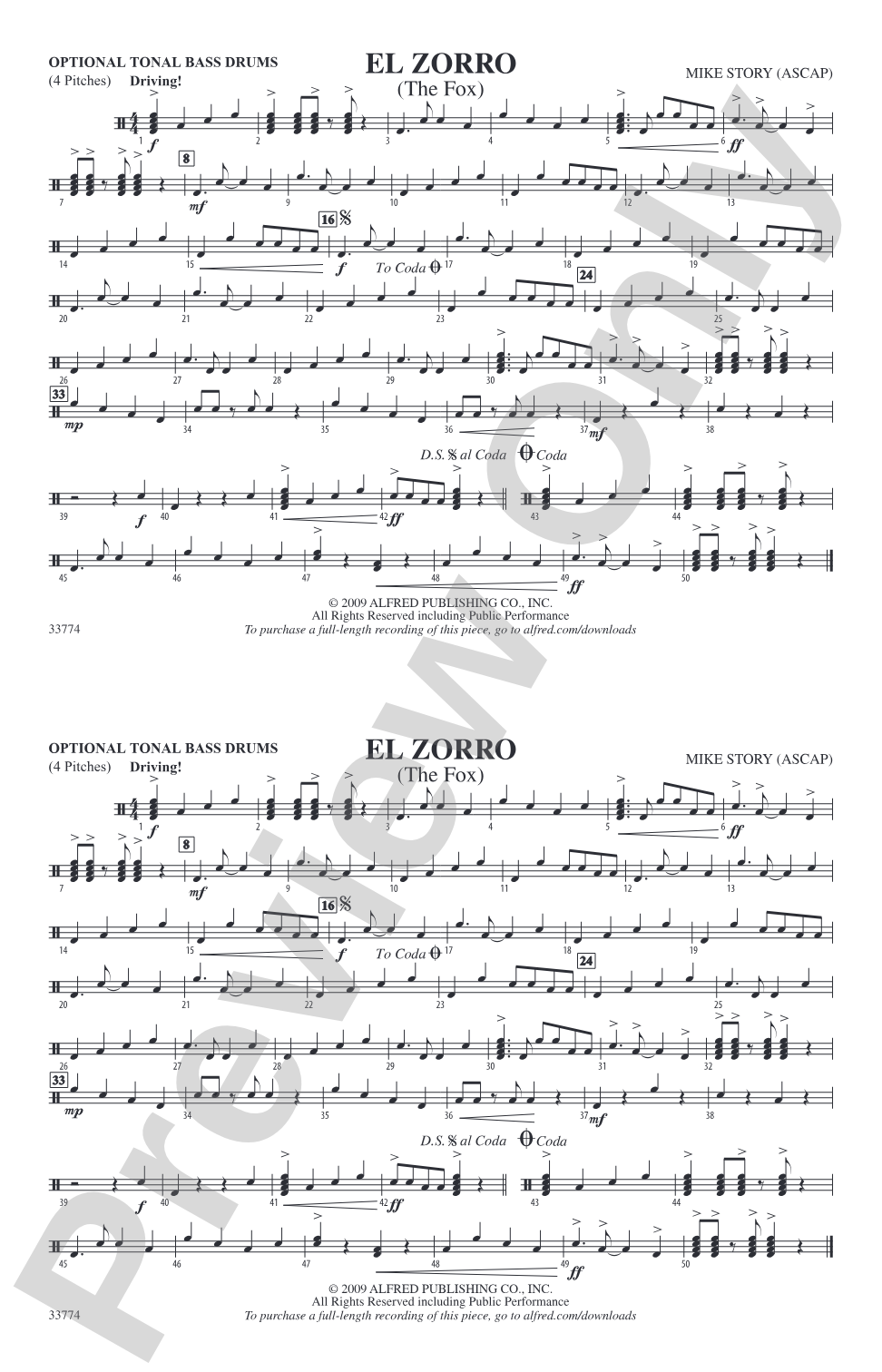 El Zorro: Tonal Bass Drum