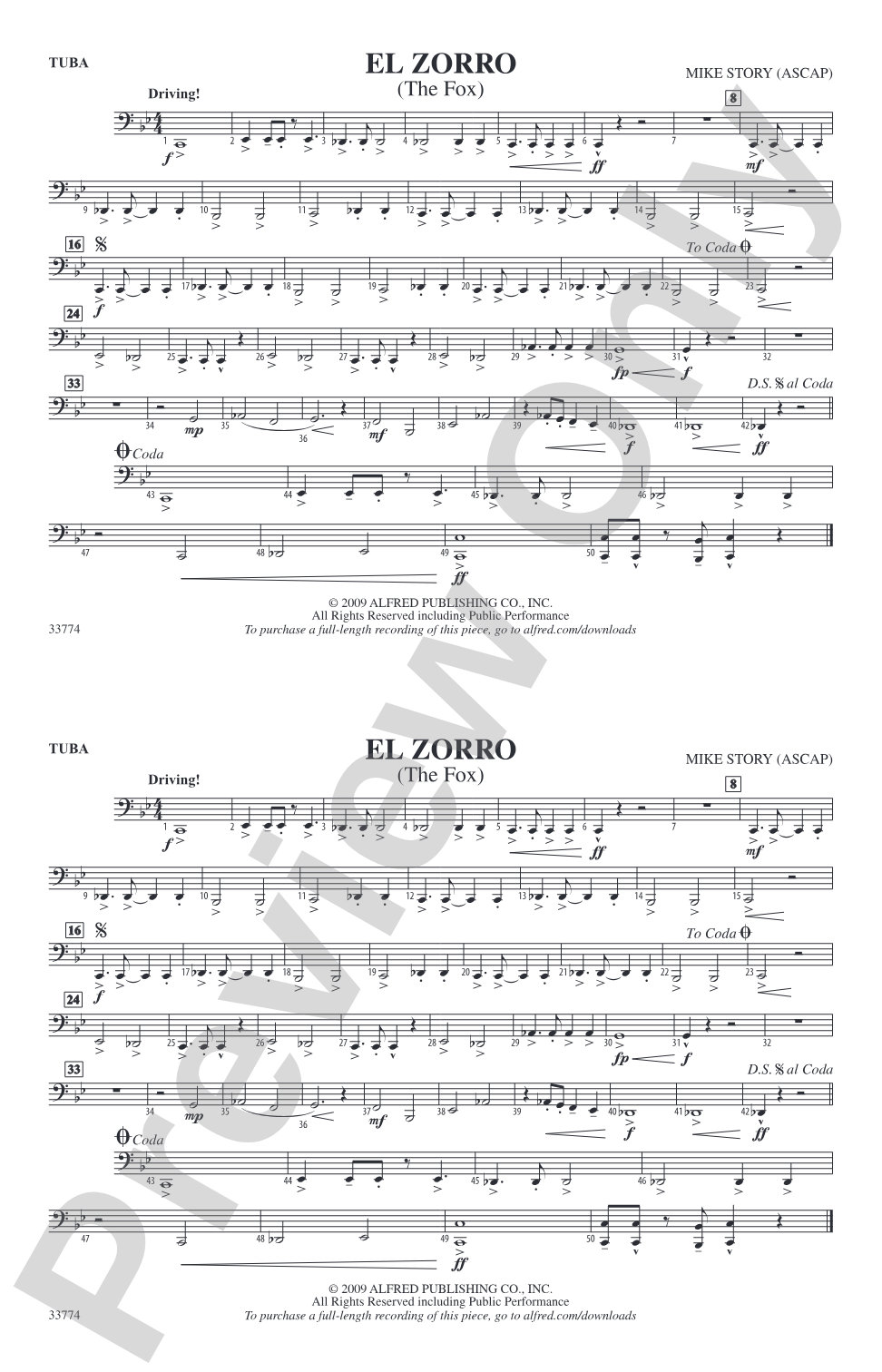 El Zorro: Tuba