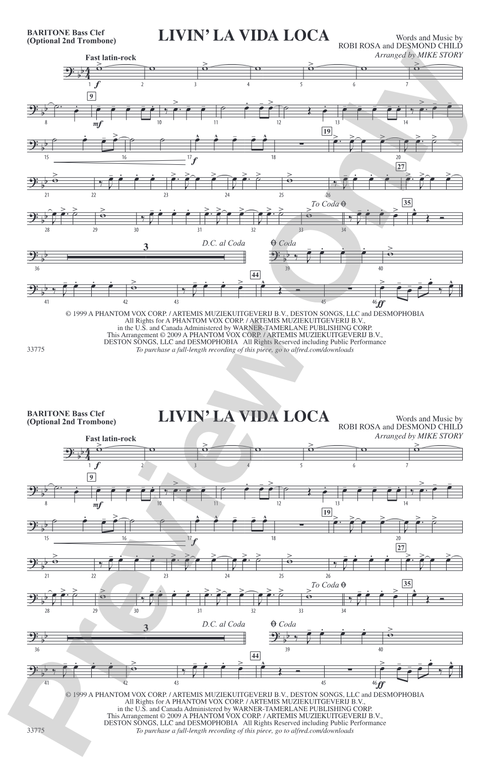 Livin' la Vida Loca: Baritone B.C.