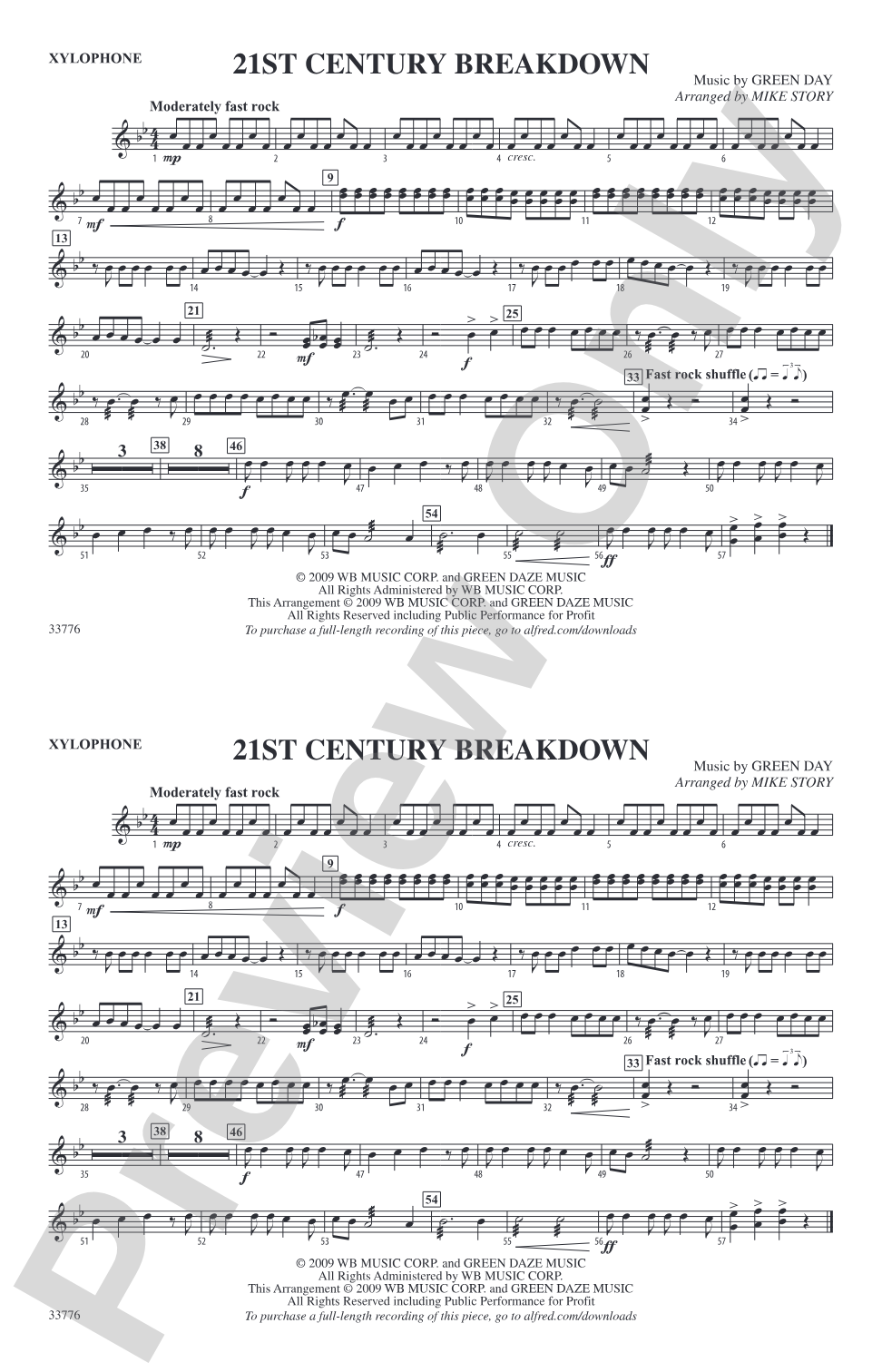 21st Century Breakdown: Xylophone