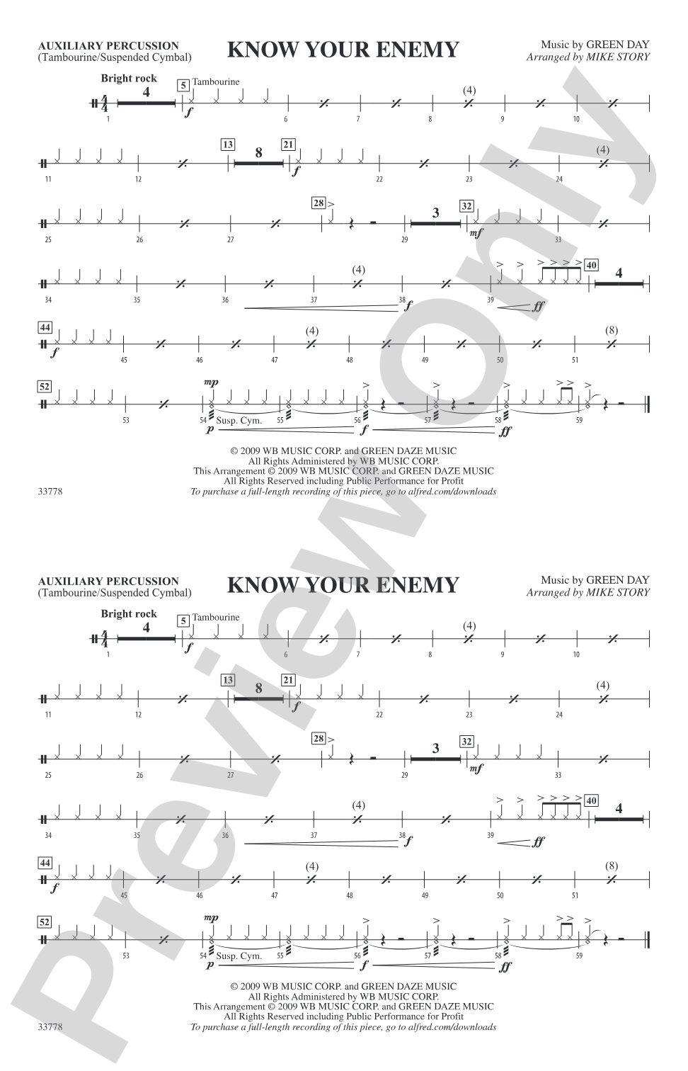 Know Your Enemy: Auxiliary Percussion