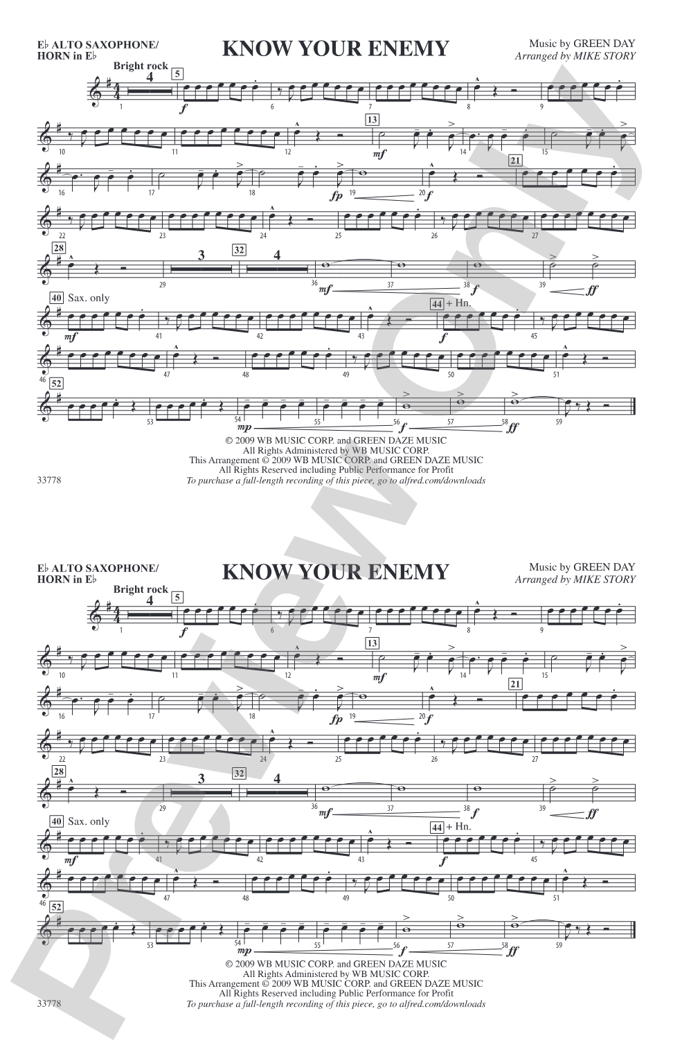 Know Your Enemy: E-flat Alto Saxophone