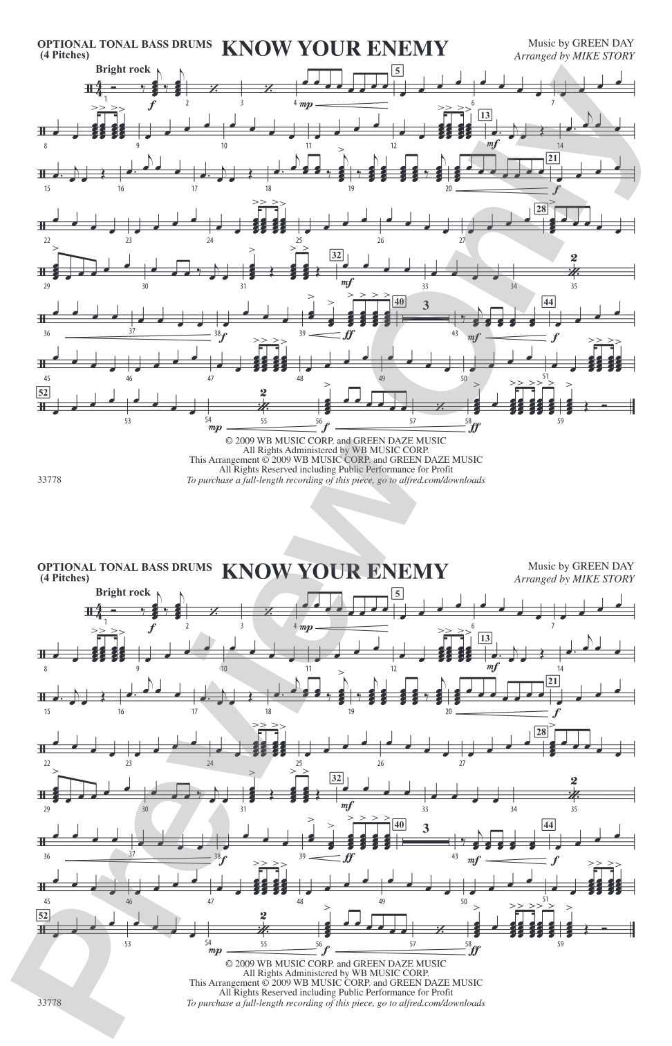 Know Your Enemy: Tonal Bass Drum