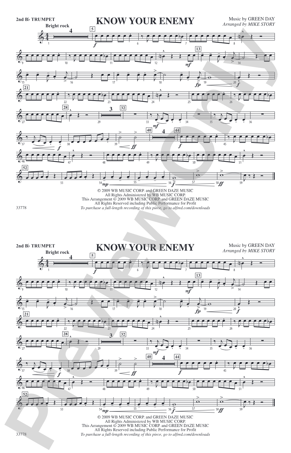 Know Your Enemy: 2nd B-flat Trumpet