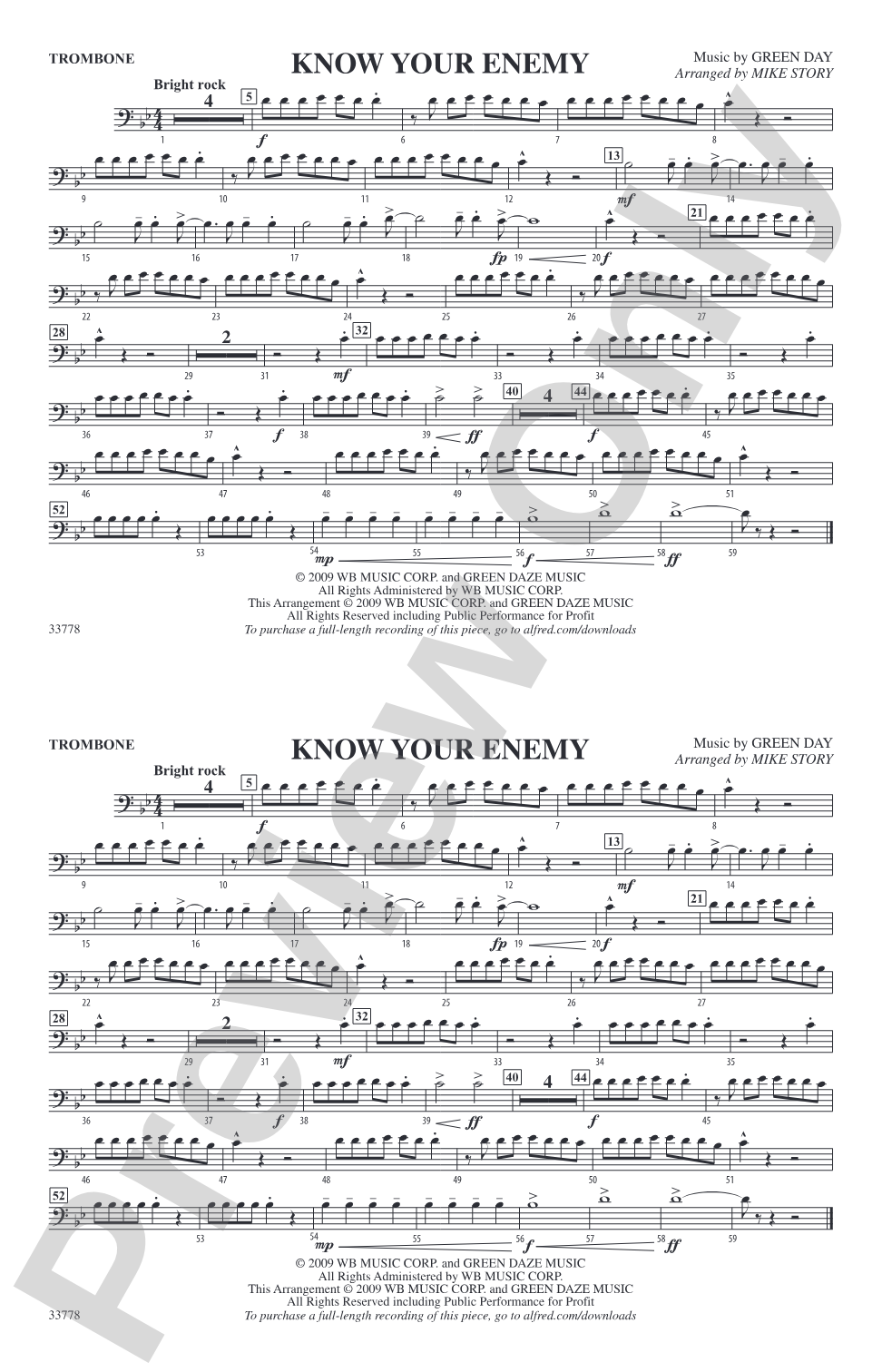 Know Your Enemy: 1st Trombone