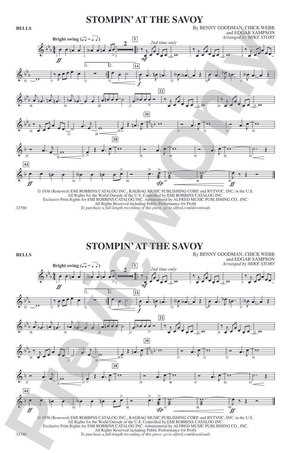 Stompin' at the Savoy: Bells