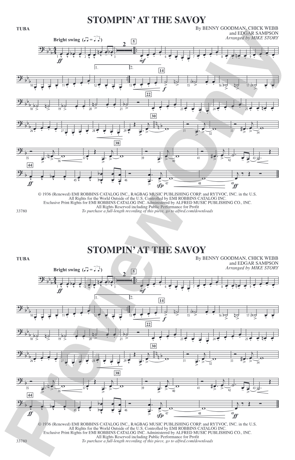 Stompin' at the Savoy: Tuba