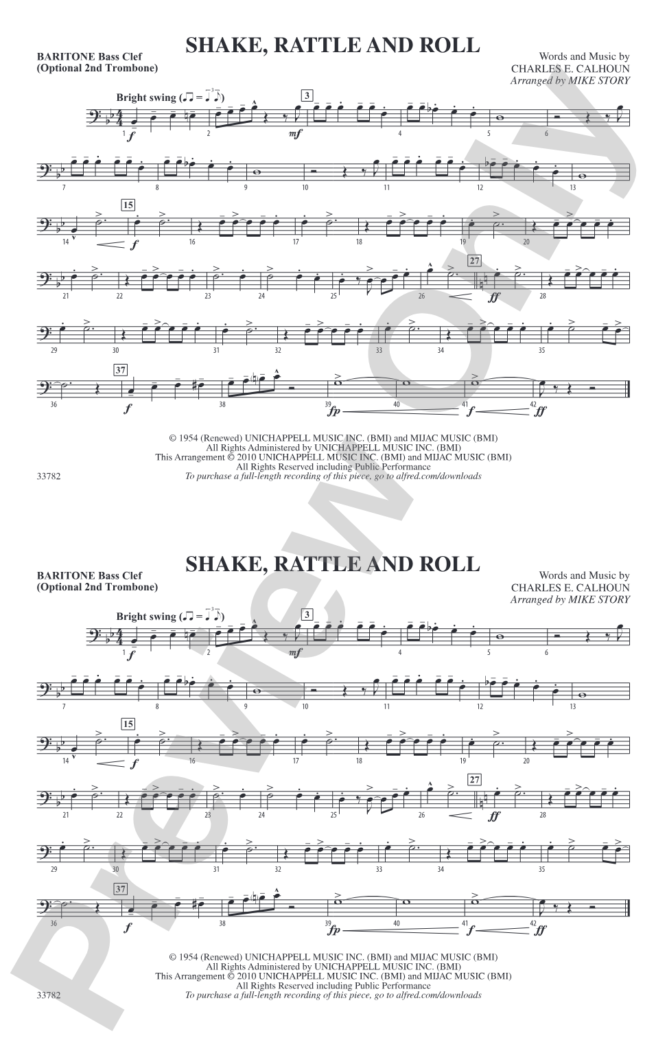 Shake, Rattle and Roll: Baritone B.C.