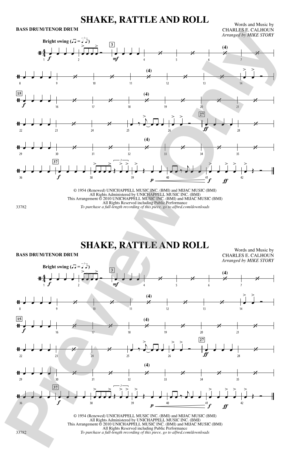 Shake, Rattle and Roll: Bass Drum/Tenor Drum