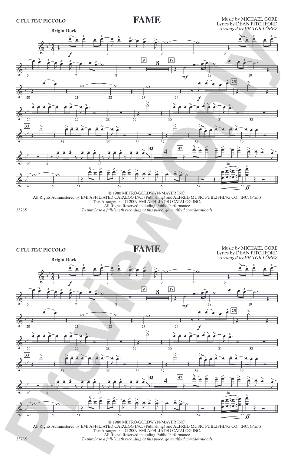 Fame: Flute