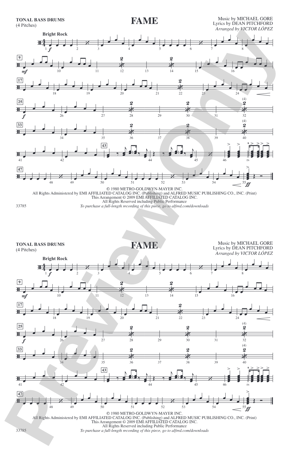 Fame: Tonal Bass Drum