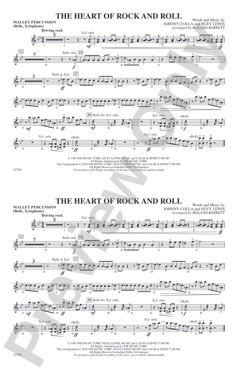 The Heart of Rock and Roll: Mallets