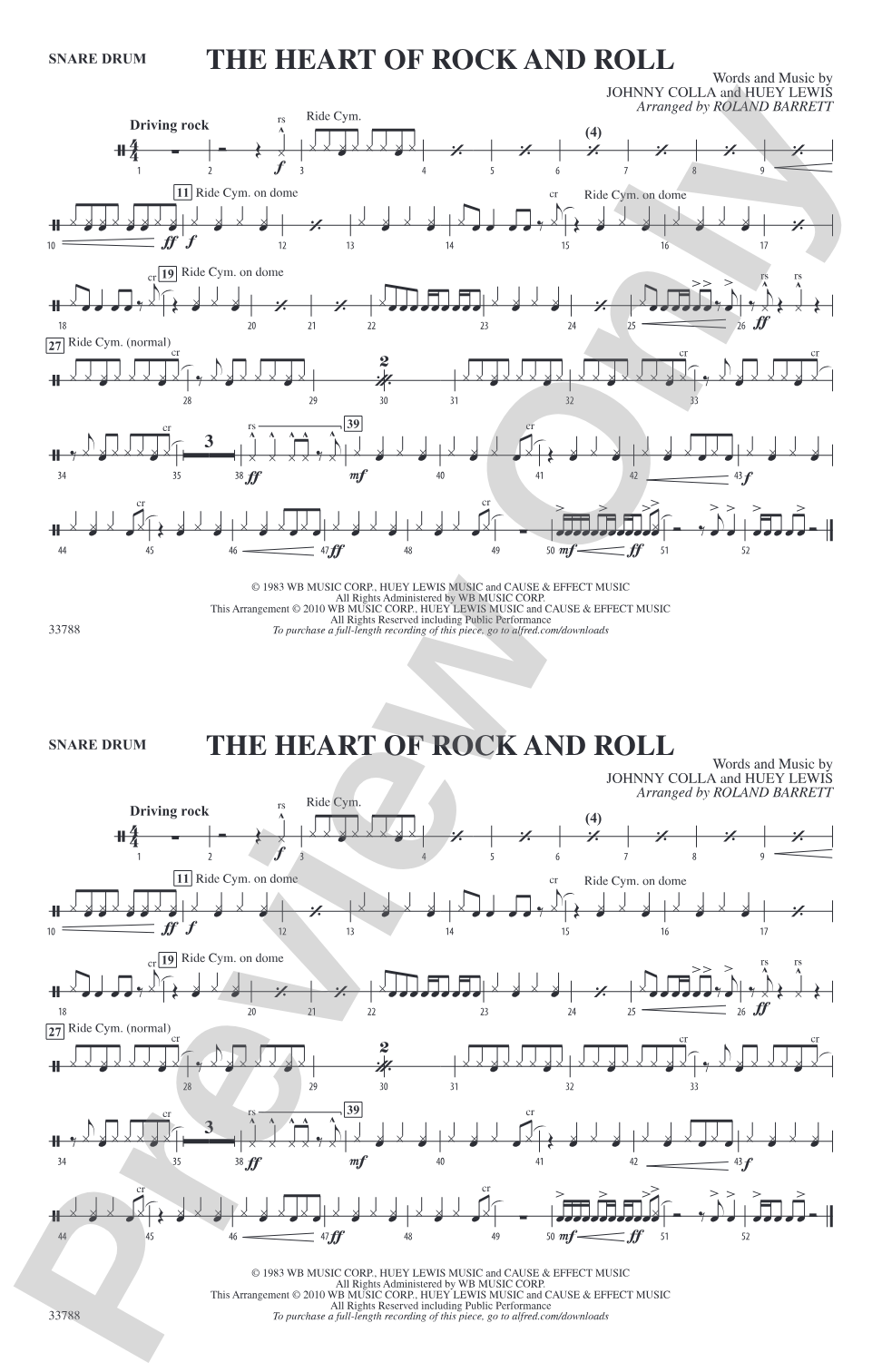 The Heart of Rock and Roll: Snare Drum