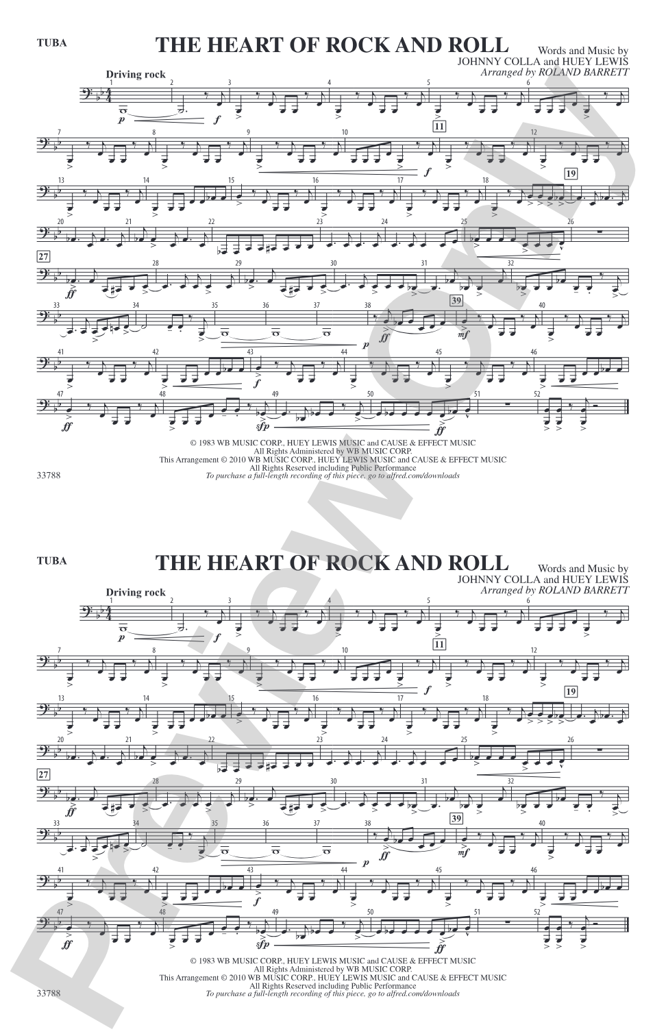 The Heart of Rock and Roll: Tuba