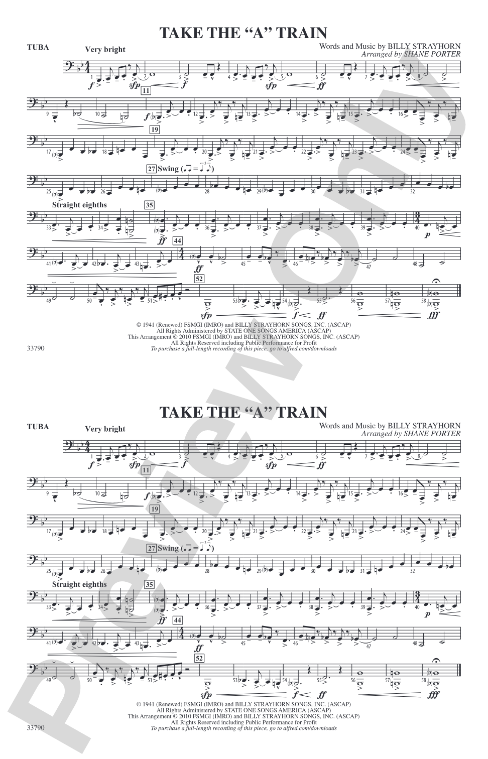 Take the "A" Train: Tuba