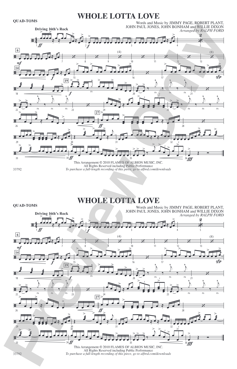 Whole Lotta Love: Quad-Toms