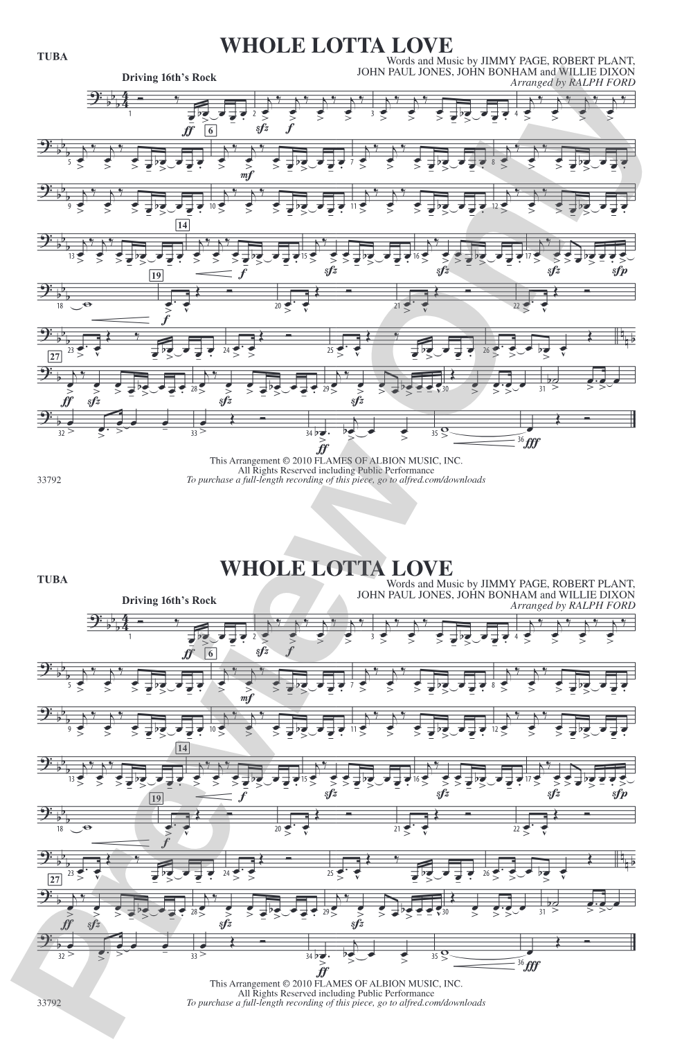 Whole Lotta Love: Tuba