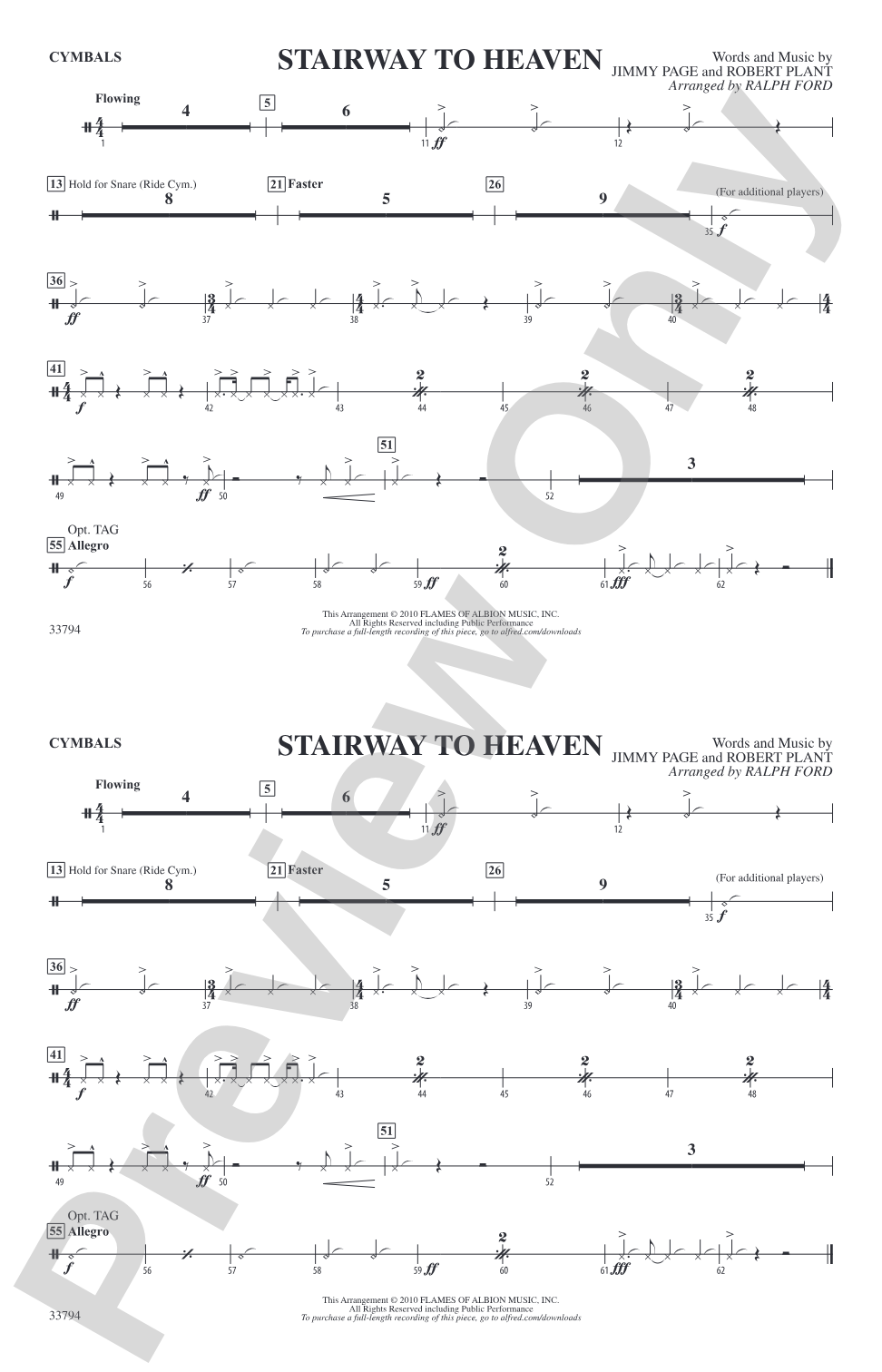 Stairway to Heaven: Cymbals