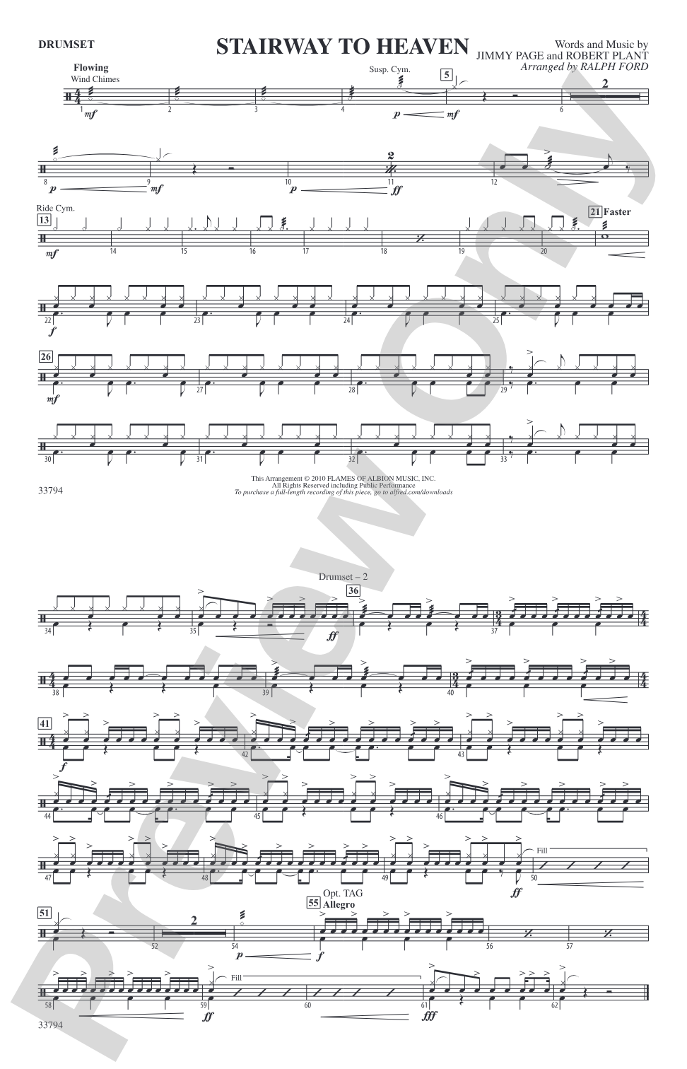 Stairway to Heaven: Drumset