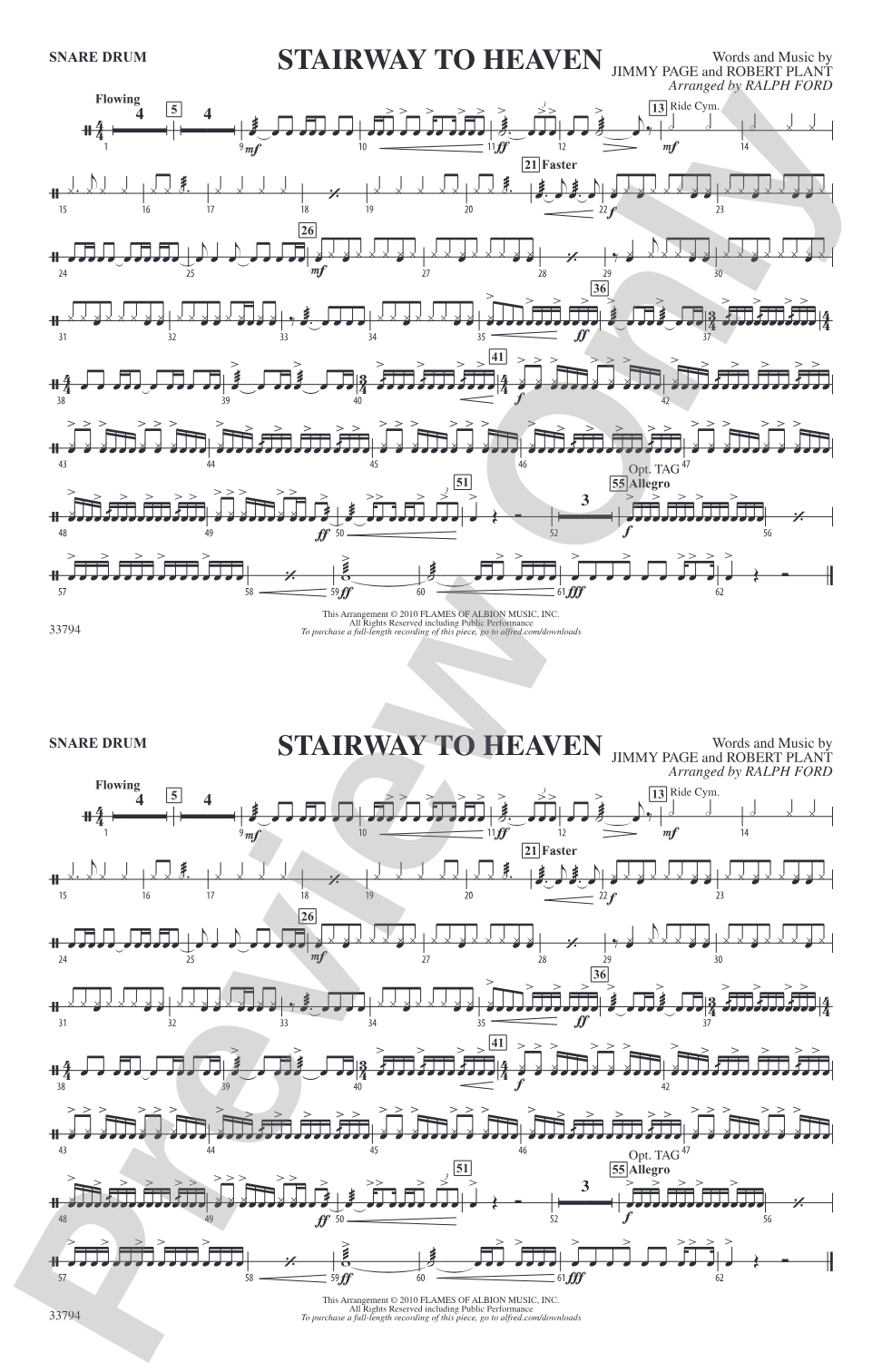 Stairway to Heaven: Snare Drum