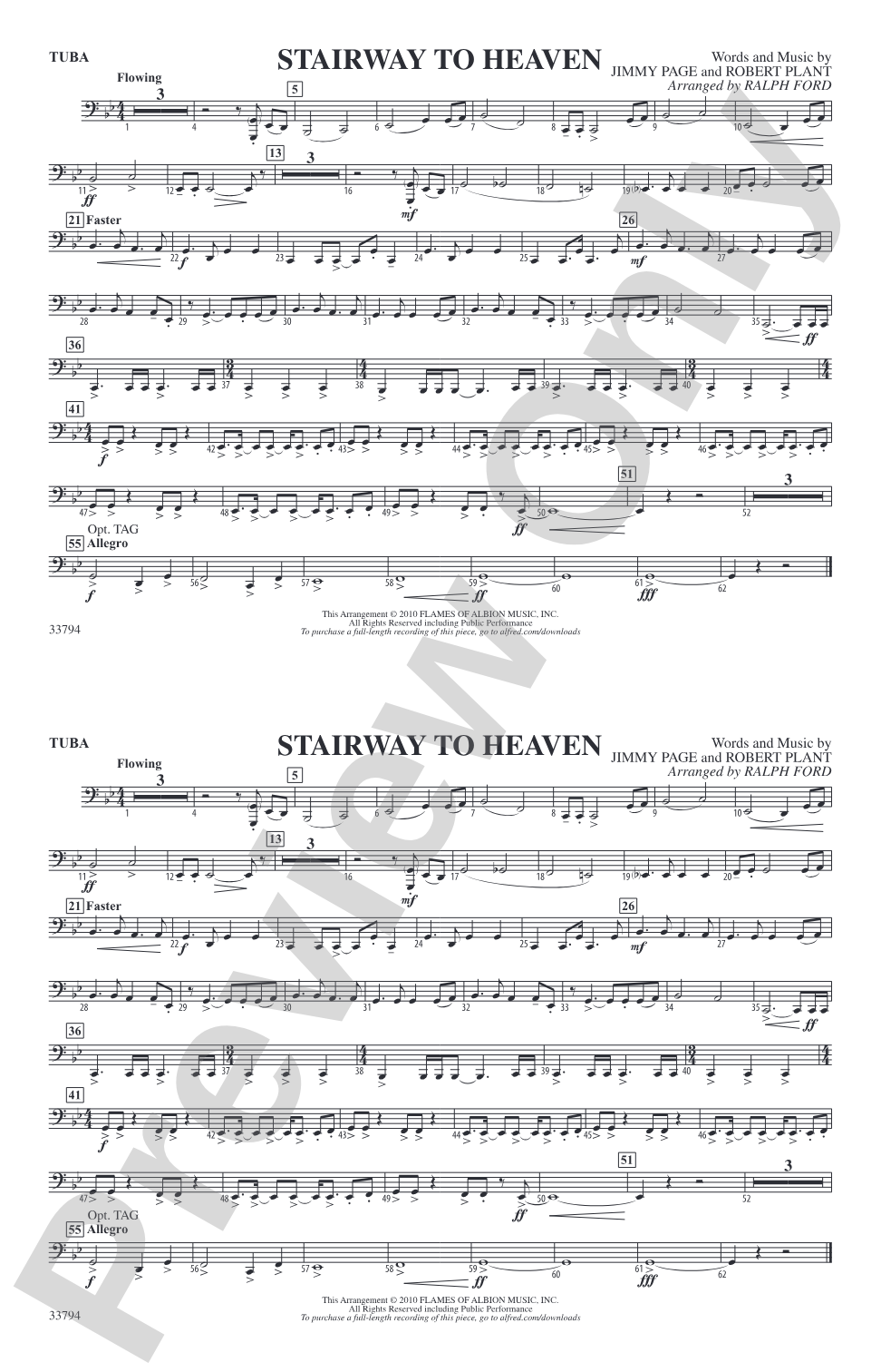 Stairway to Heaven: Tuba