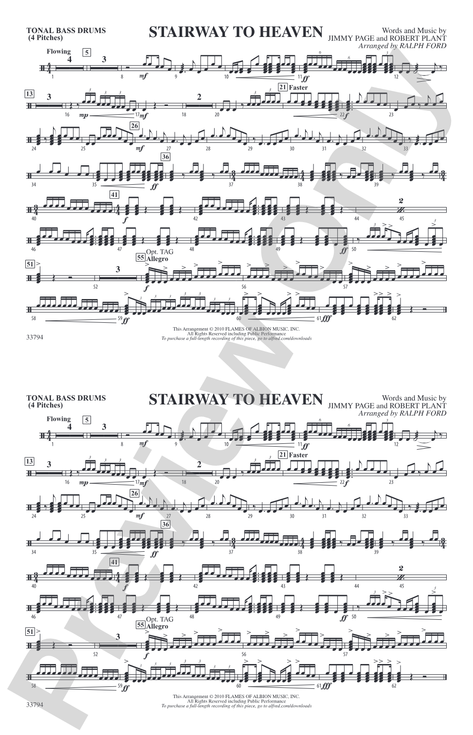 Stairway to Heaven: Tonal Bass Drum