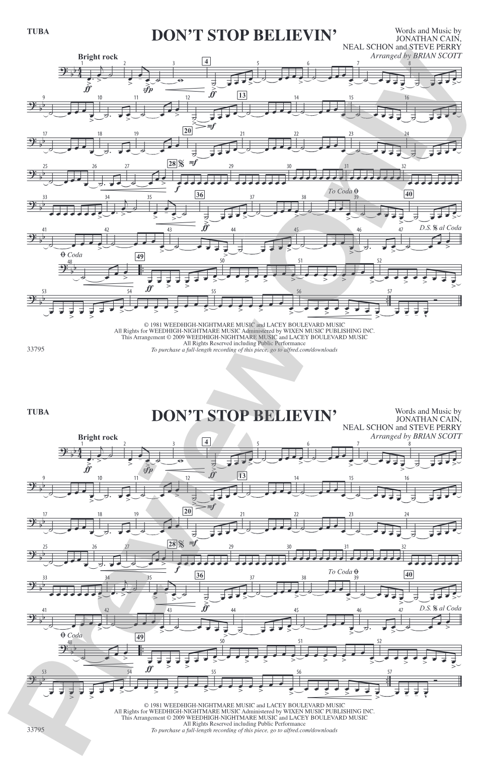 Don't Stop Believin': Tuba