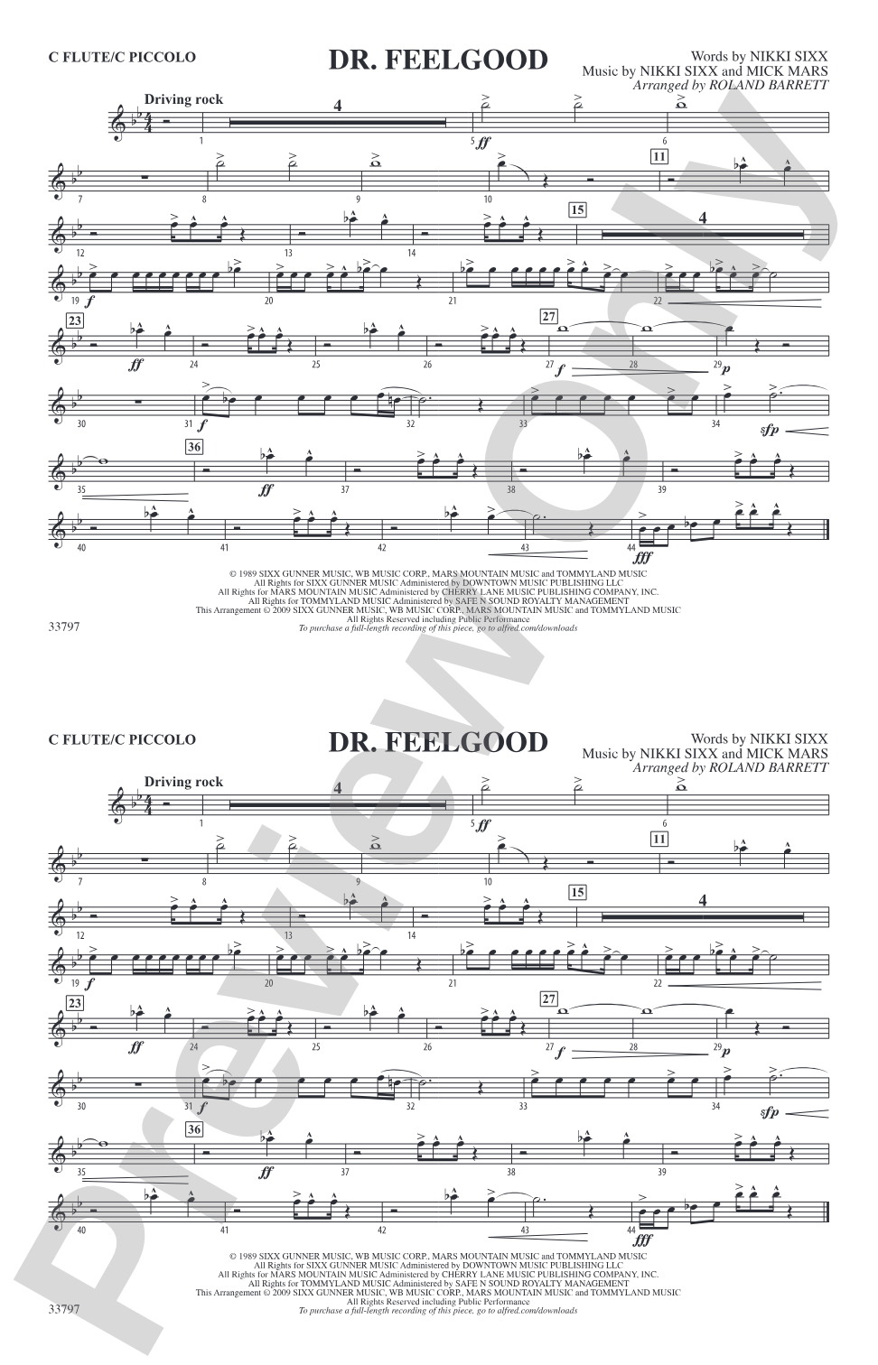 Dr. Feelgood: Flute