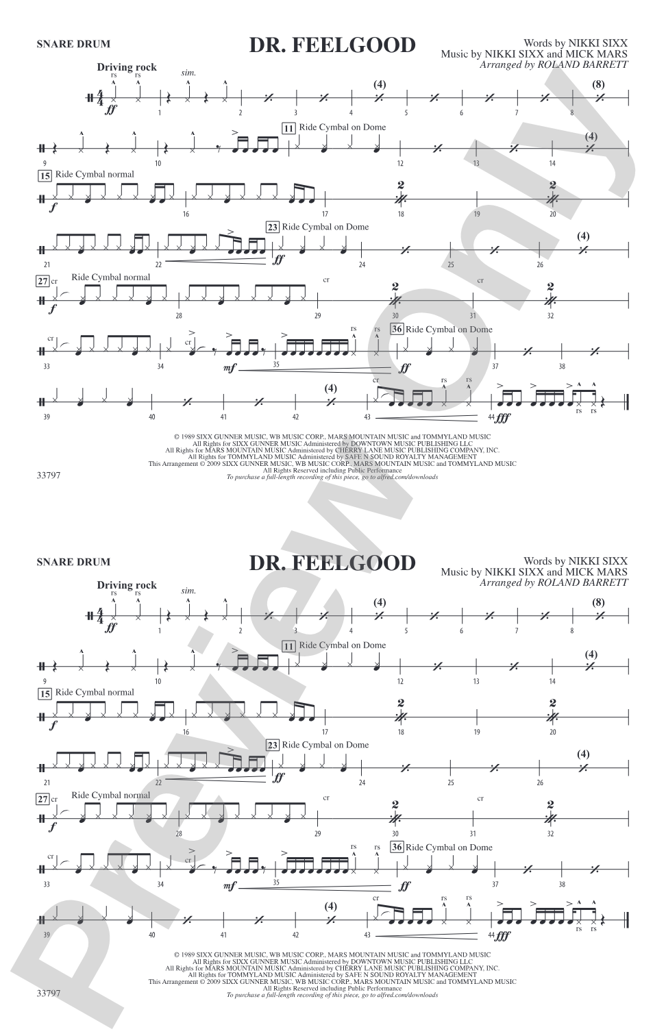 Dr. Feelgood: Snare Drum