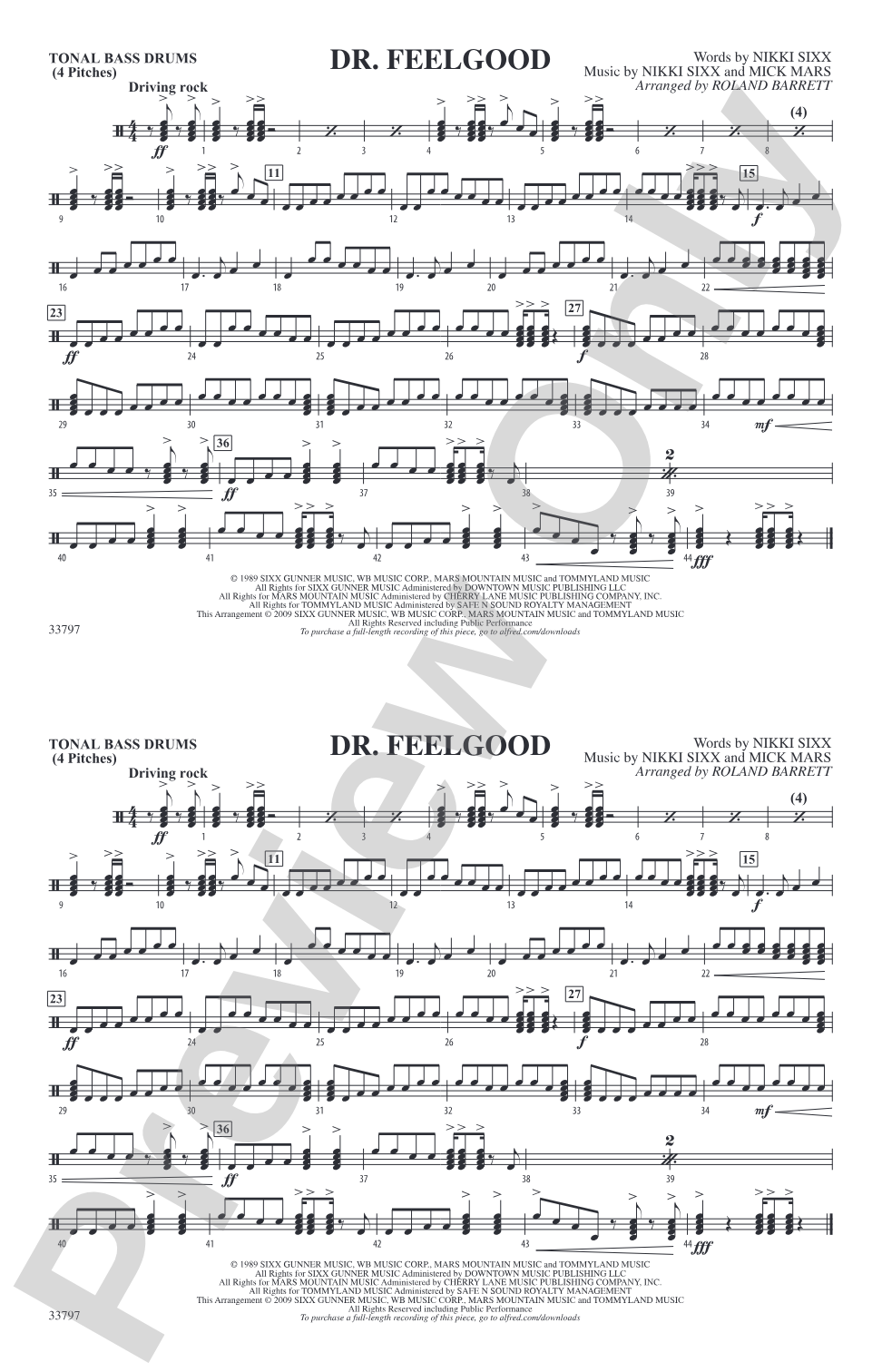 Dr. Feelgood: Tonal Bass Drum