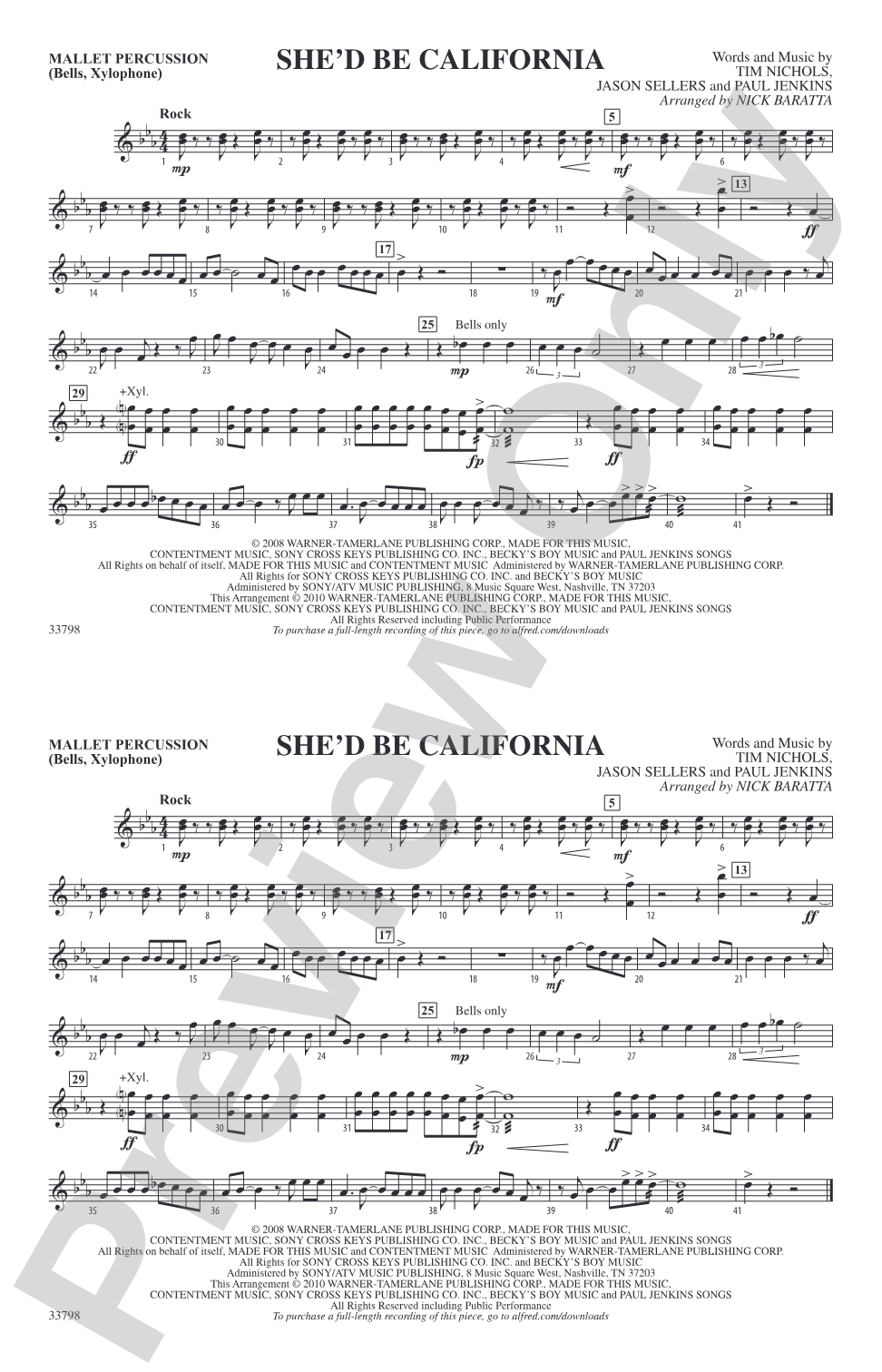 She'd Be California: Mallets